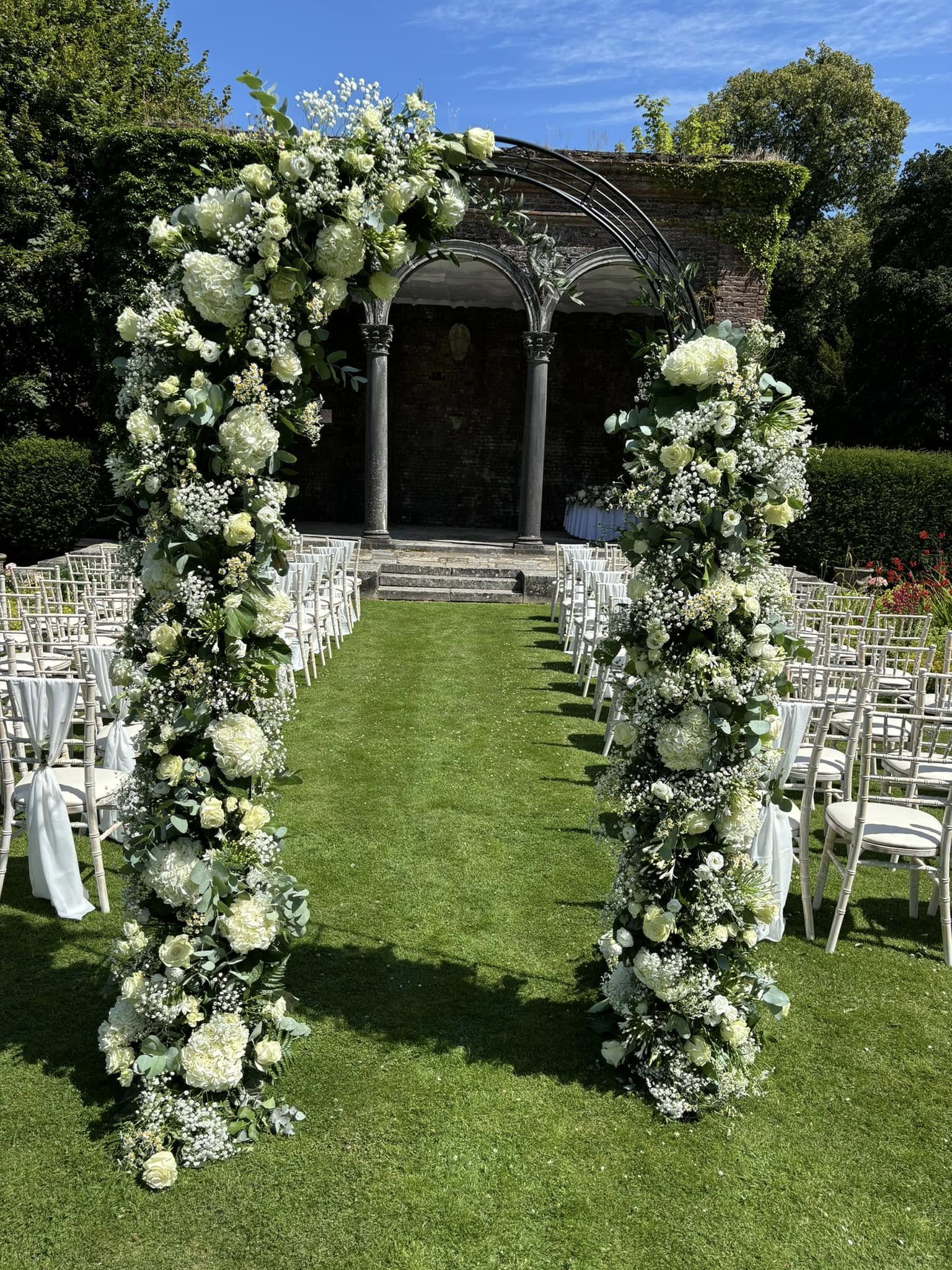 Wedding flower arch Kent